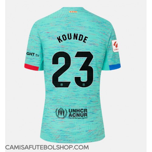 Camisa de time de futebol Barcelona Jules Kounde #23 Replicas 3º Equipamento 2023-24 Manga Curta